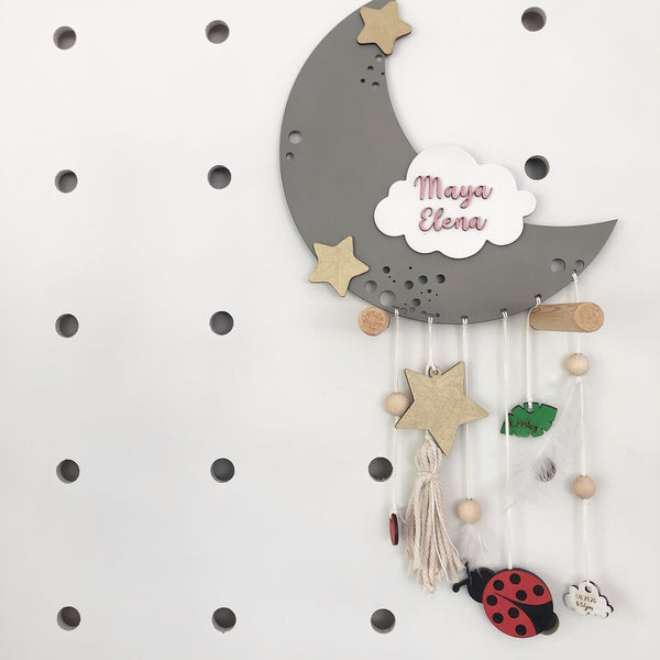 Customise Moon Keepsake Wall Hanging